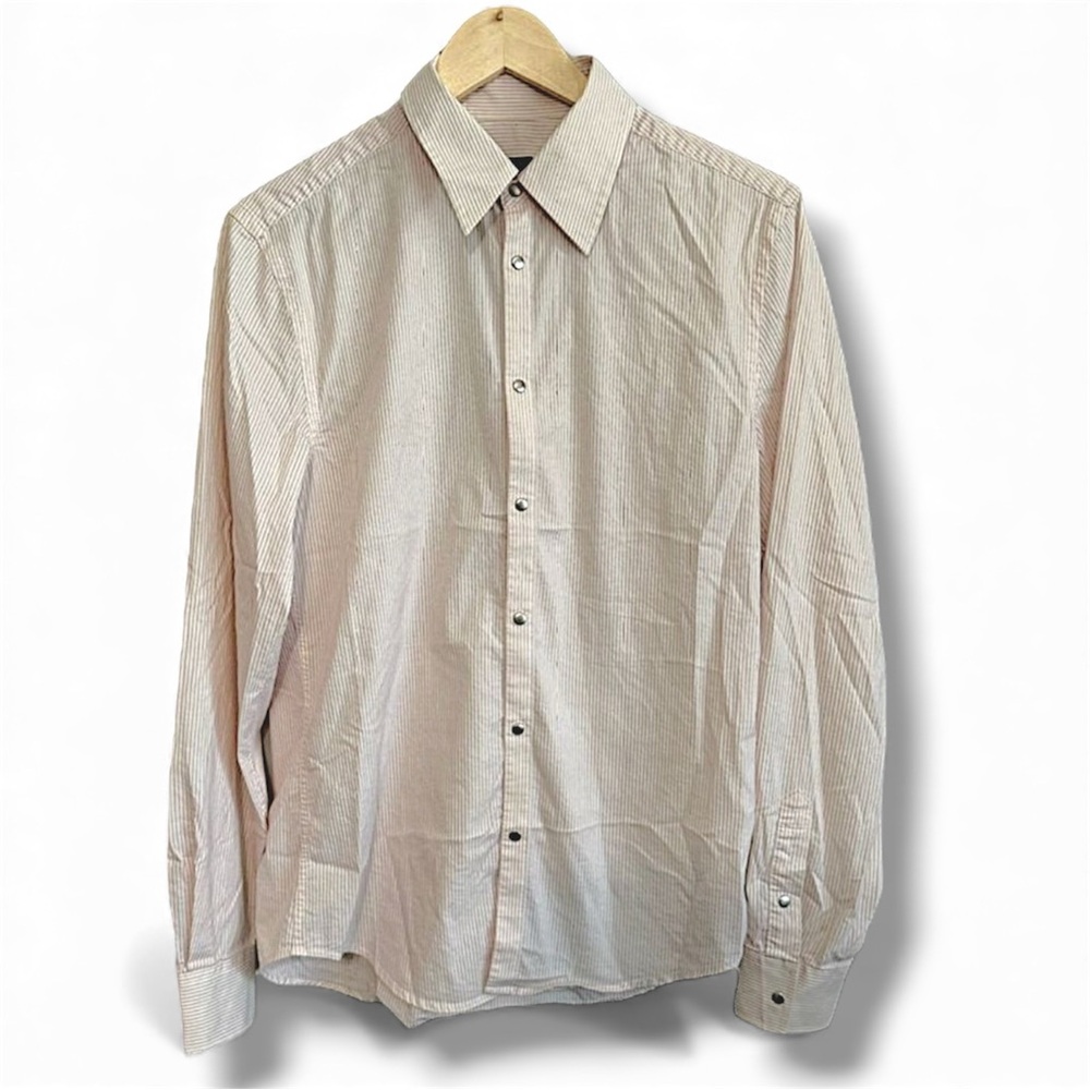 A/X Armani Exchange Stripe Slim Fit Long Sleeve Button Down Shirt Men’s Small